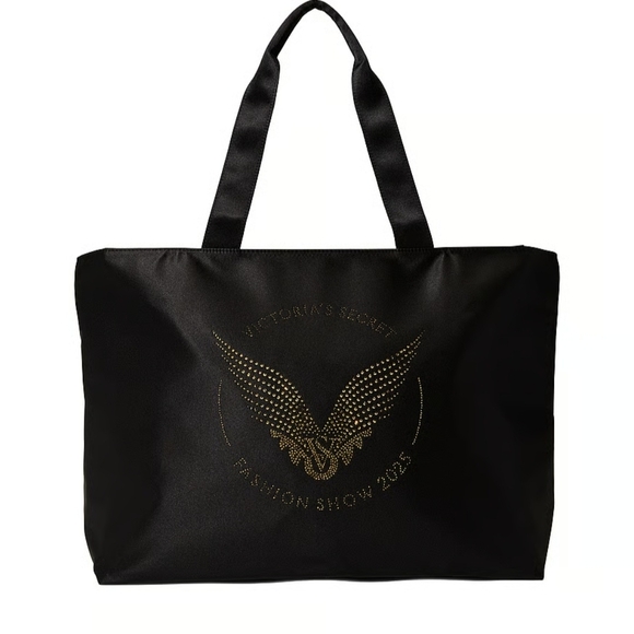 NWT! Victoria's Secret 2025 FASHION SHOW Black Tote - Picture 11 of 15